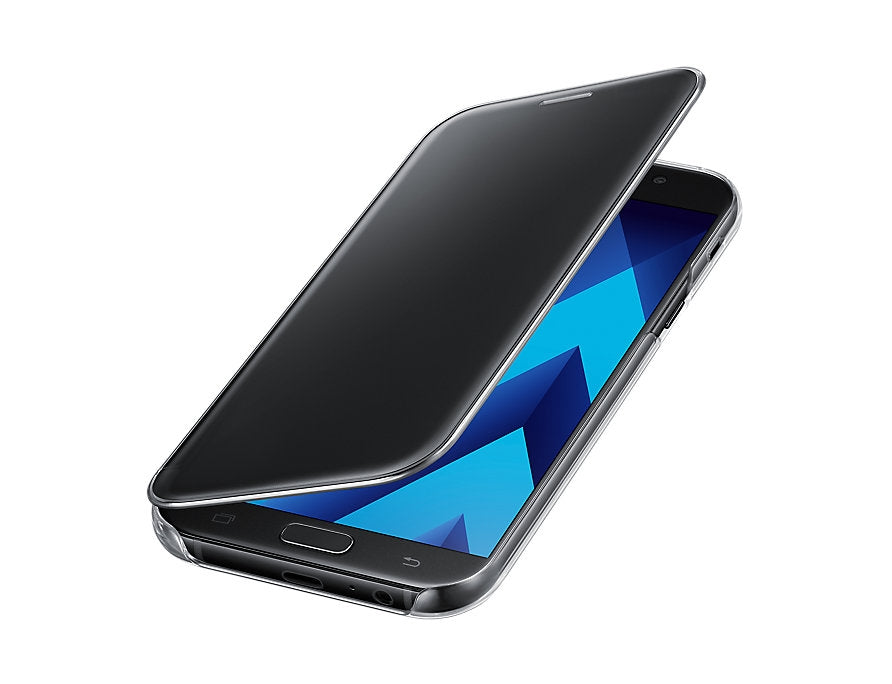 Samsung Galaxy A7 Neon Flip Cover - Black