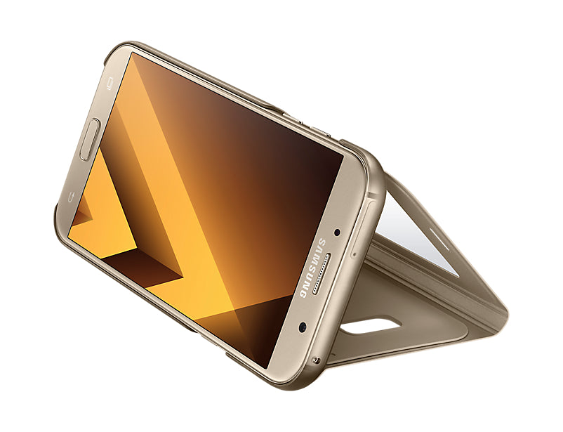 Samsung Galaxy A7 S-View Standing Cover - Gold