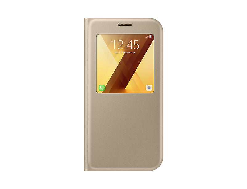 Samsung Galaxy A7 S-View Standing Cover - Gold