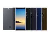 Thumbnail for Samsung Clear View Standing Cover Suits Galaxy Note 8 - Black