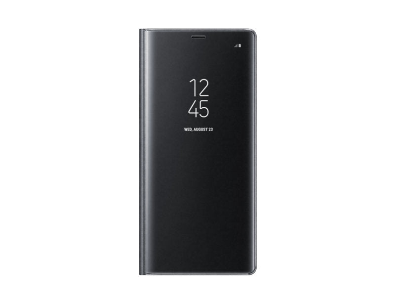 Samsung Clear View Standing Cover Suits Galaxy Note 8 - Black