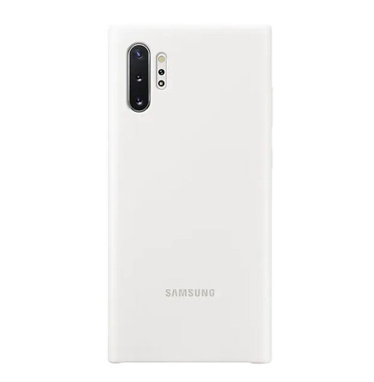 Samsung Galaxy Note 10+ Silicone Cover - White
