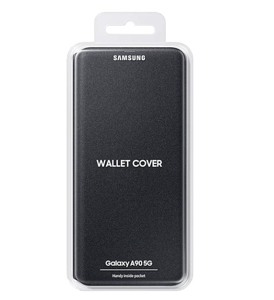 Samsung Galaxy A90 5G Wallet Cover - Black