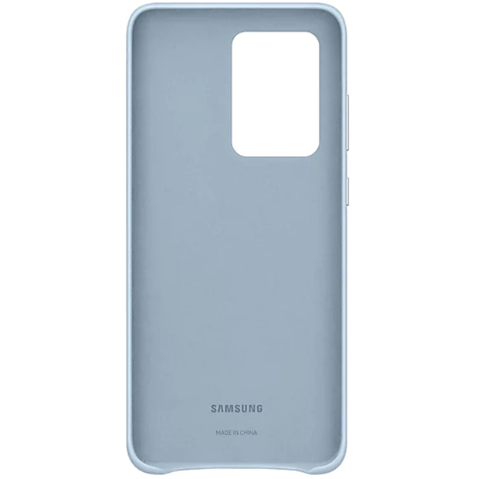 Samsung Galaxy S20 Ultra Leather Cover - Blue