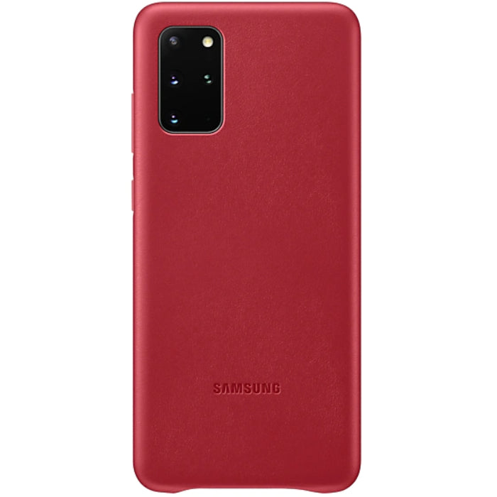 Samsung Galaxy S20+ Leather Cover - Red