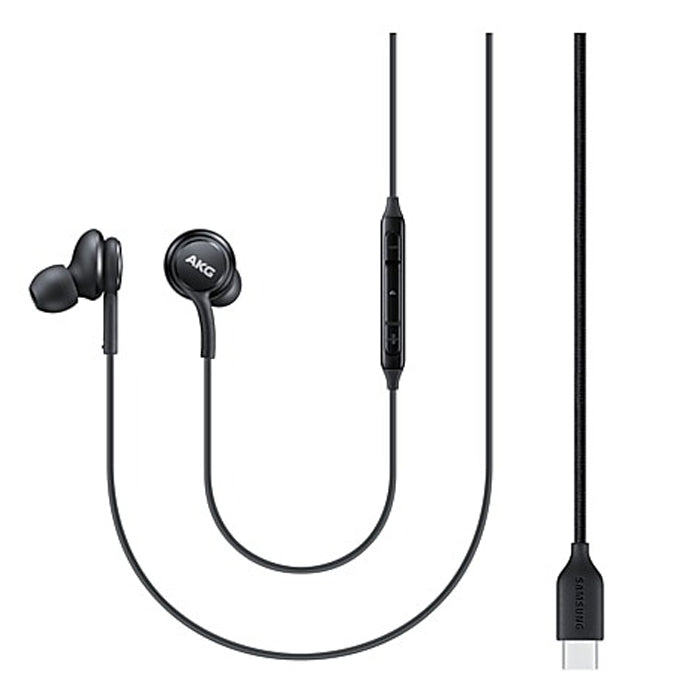 Samsung AKG Type-C In-Ear Earphones - Black (S22|S20|S21|Note 20| Ultra|Samsung USB-C phones)