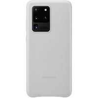Thumbnail for Samsung Galaxy S20 Ultra Leather Cover - Silver