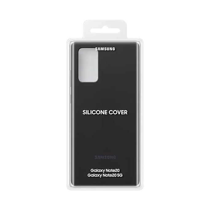 Samsung Silicone Cover Case Suit for Galaxy Note 20 - Black