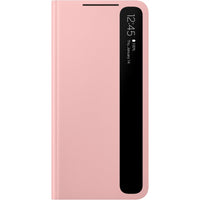 Thumbnail for Samsung Smart Clear View Case for Galaxy S21 - Pink