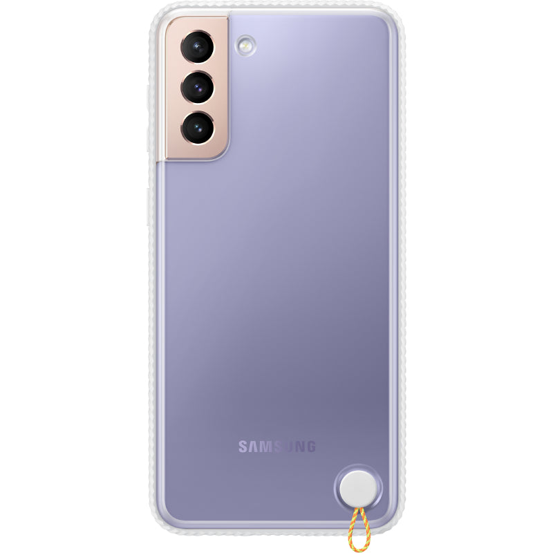 Samsung Clear Protective Cover Case for Galaxy S21+ - White