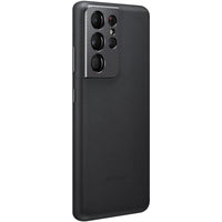Thumbnail for Samsung Leather Cover Case for Galaxy S21 Ultra - Black