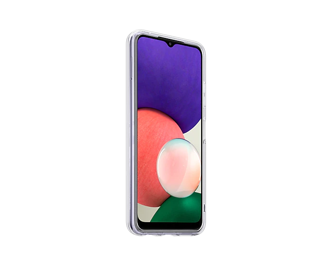 Samsung Galaxy A22 5G Soft Clear Cover Case - Transparent