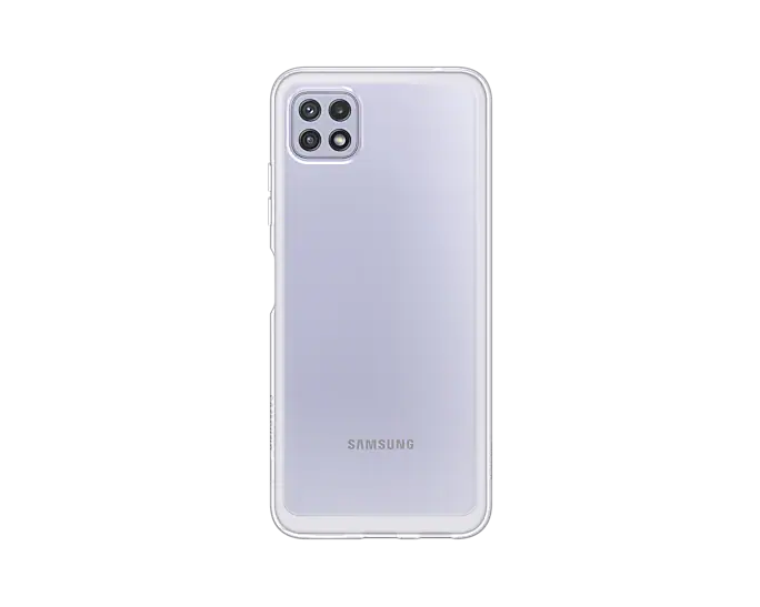 Samsung Galaxy A22 5G Soft Clear Cover Case - Transparent
