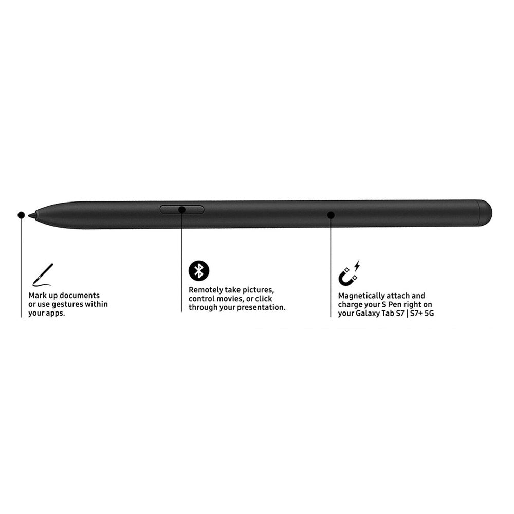 Samsung S-Pen Stylus For Galaxy Tab S7+ S7 FE and S8 S8+ S8 Ultra - Black (with Extra Tips /Tool)