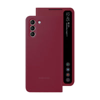 Thumbnail for Samsung Smart Clear View Case for Galaxy S22 - Burgundy