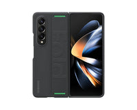 Thumbnail for Samsung Galaxy Z Fold 4 Silicone Grip Cover Hand Strap Case - Black