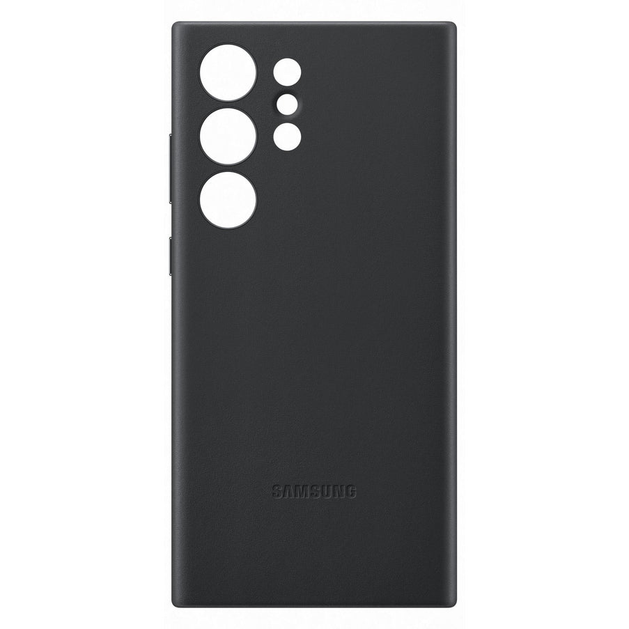 Samsung Leather Cover for Galaxy S23 Ultra - Black
