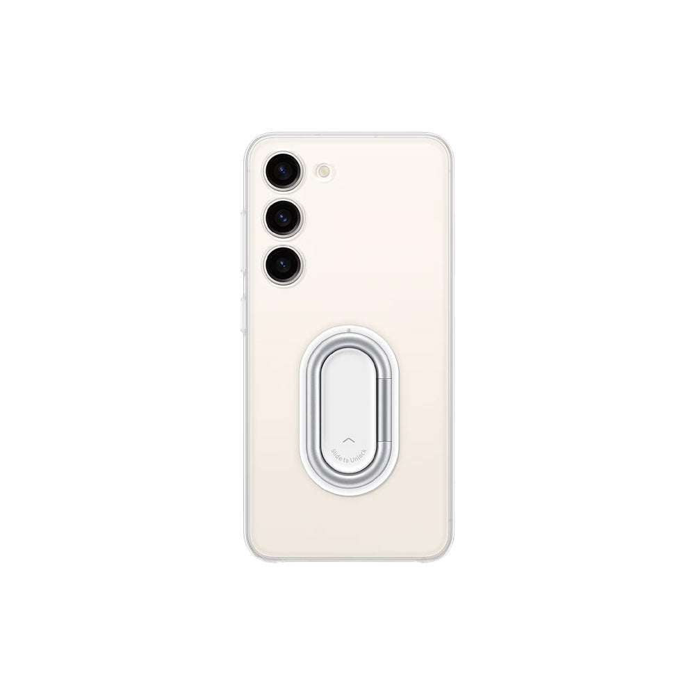 Samsung Clear Gadget Cover Case with Kick Stand for Galaxy S23 - Clear
