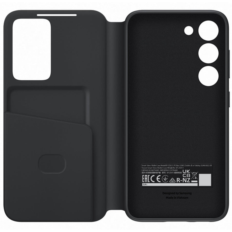 Samsung Smart Clear View Wallet Case for Galaxy S23 - Black