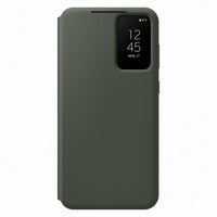 Thumbnail for Samsung Clear View Wallet Case for Galaxy S23+ (S23Plus) - Khaki Green