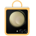 Samsung Silicone Case with Ring for Galaxy Z Flip5 - Apricot