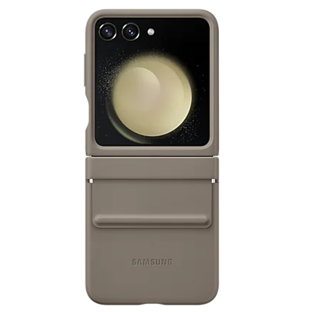 Samsung Flap ECO-Leather Case for Galaxy Z Flip5 Case - Etoupe