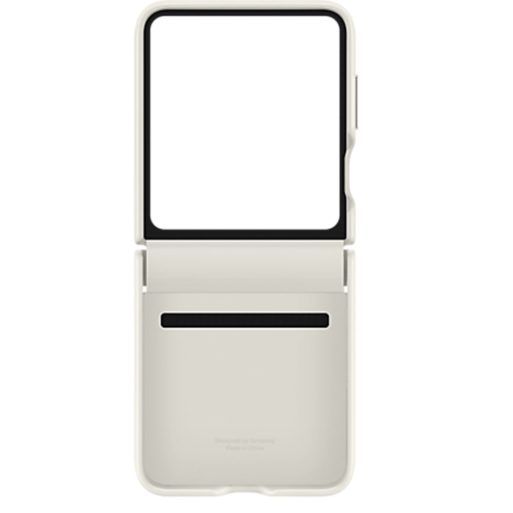 Samsung Flap ECO-Leather Case for Galaxy Z Flip5 Case - Cream
