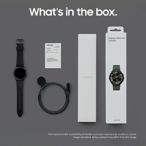 Samsung Galaxy Watch6 Classic Bluetooth 43mm - Black