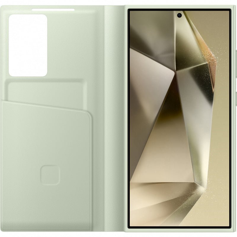 Samsung Smart View Wallet Case for Galaxy S24 Ultra - Light Green