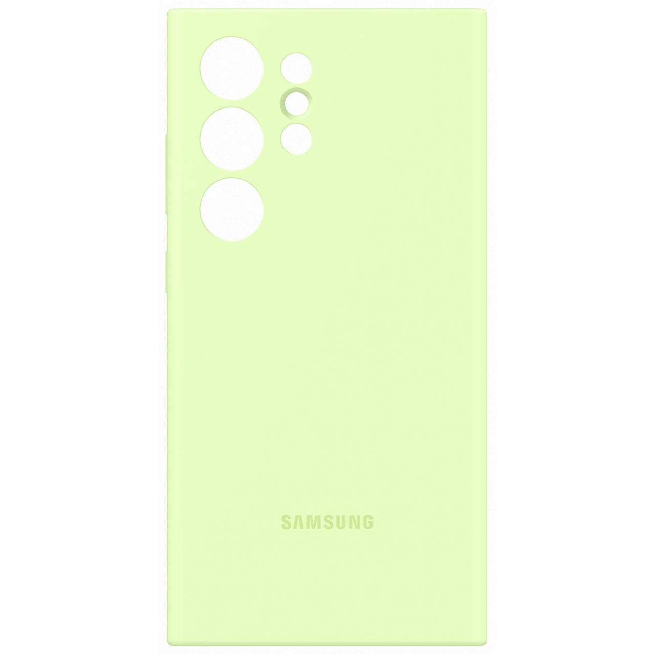 Samsung Silicone Case for Galaxy S24 Ultra - Light Green