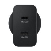 Thumbnail for Samsung 50W Duo AC Charger with USB-C