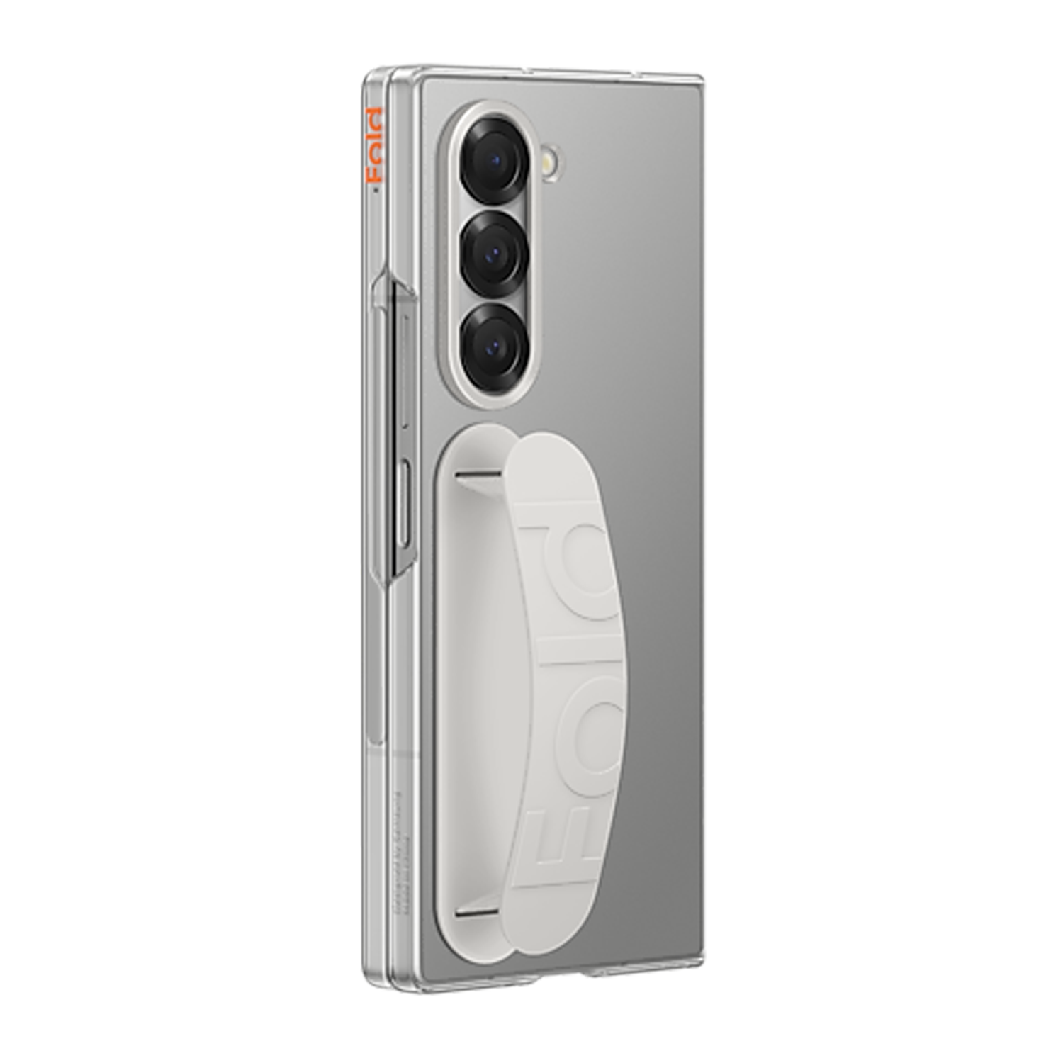 Samsung Case with Grip for Galaxy Z Fold6 - Clear