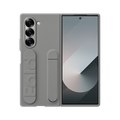 Samsung Silicone Case with Stand and Grip for Galaxy Z Fold6 - Grey