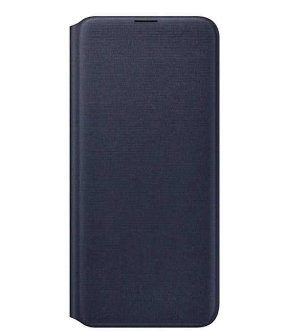 Samsung Galaxy A20 Wallet Cover - Black