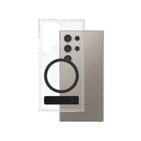 Thumbnail for PanzerGlass CARE by Kickstand Magsafe Case for Samsung Galaxy S25 Ultra- Clear/Black