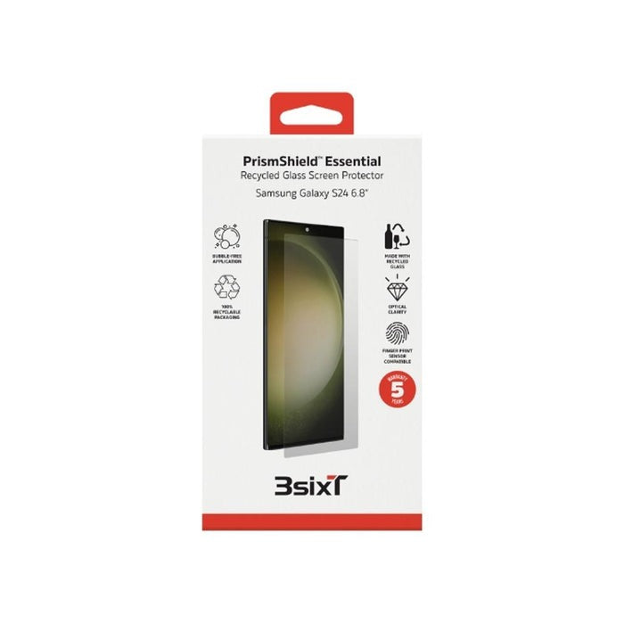 3sixT PrismShield Essential Screen Protector for Samsung GS24 Ultra - Clear