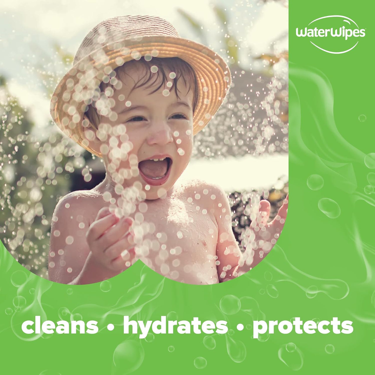 Hydrating Clean, 99% Water Based with Aloe Vera, Clean, Hydrate & Protect Skin, Unscented & Hypoallergenic WaterWipes Bundle