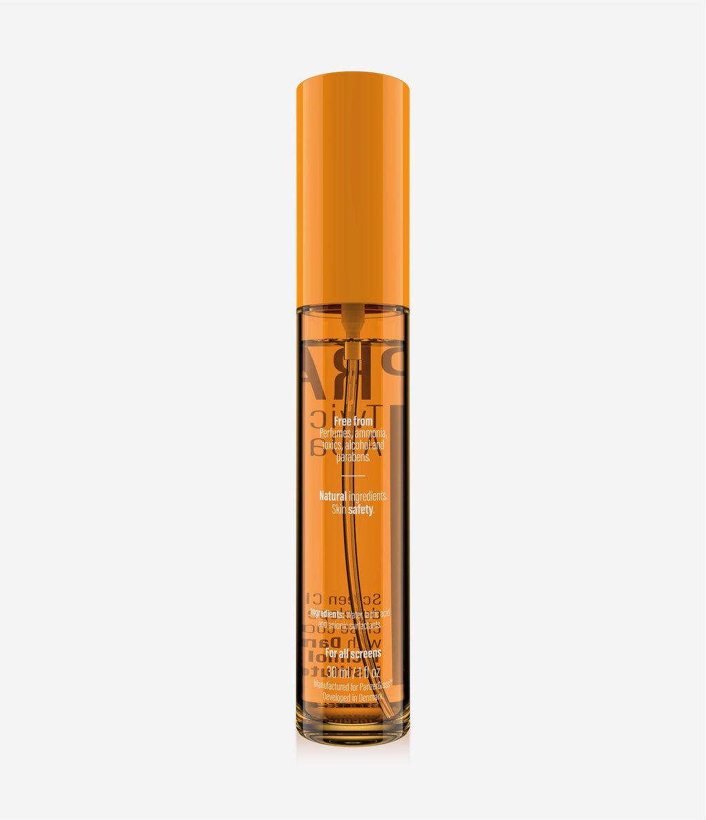 PanzerGlass (Alchohol/ Toxin Free) Spray Twice A Day 30 ml for Mobiles, Tablets, Screens, Glasses