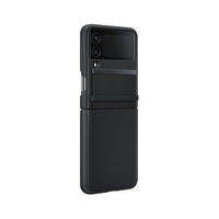 Thumbnail for Samsung Galxy Z Flip4 Flap Leather Cover - Black
