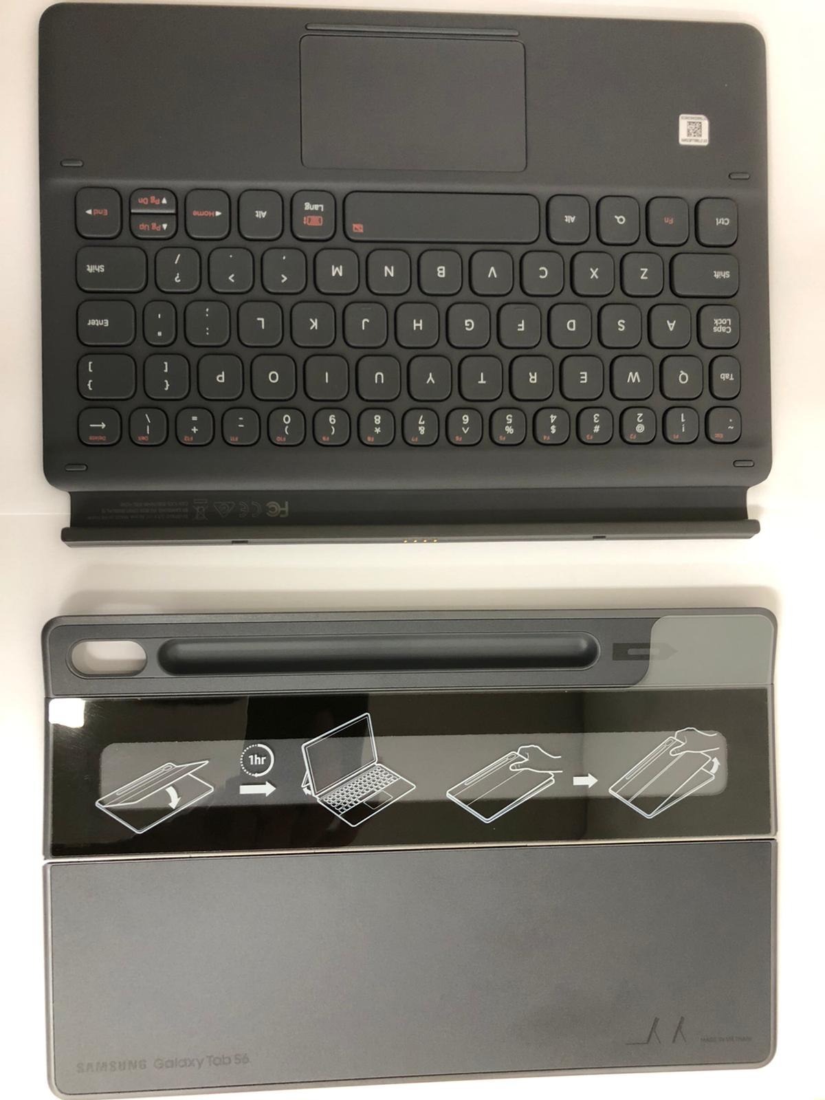 OPEN BOX Samsung Galaxy Tab S6 Keyboard Magnetic Book Cover - Grey