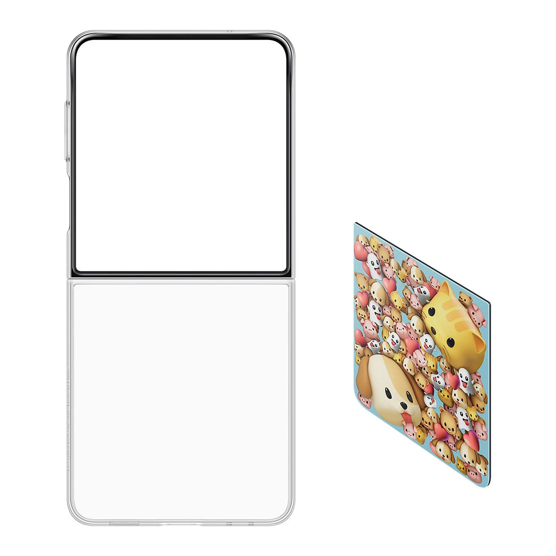 Samsung Case for Galaxy Z Flip7 Flipsuit - Clear