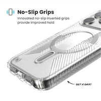 Thumbnail for Speck Presidio Clear Grip for iPhone 17 Pro Max - Clear/Silver