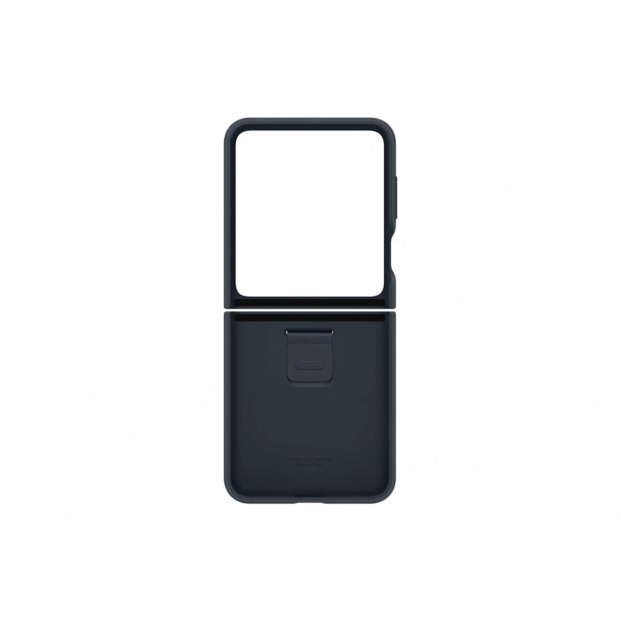 Samsung Silicone Case with Ring for Galaxy Z Flip5 - Indigo