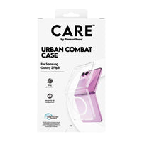 CARE by PanzerGlass Urban Combat Case for Samsung Z Flip8/Flip7 - Transparent