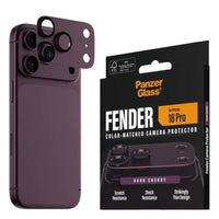 PanzerGlass Fender Camera Protector for iPhone 18 Pro - Dark Cherry