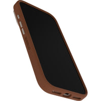 Thumbnail for OtterBox Symmetry MagSafe Cactus Leather Case with Cam Control for Apple iPhone 17 Pro - Desert Saddle Brown