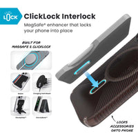 Thumbnail for Speck Presidio Lux Grip for iPhone 17 - Shade/Orng
