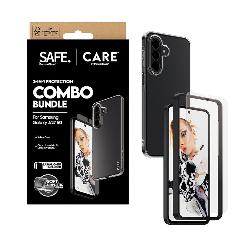 PanzerGlass 2-in-1 Bundle for Samsung Galaxy A27 5G - Clear