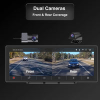 Laser 12-inch CarPlay Android Auto Dual Camera