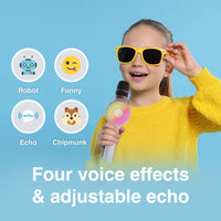 Thumbnail for Laser LED Wireless Karaoke Microphone- Rose Gold